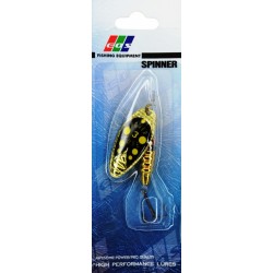 Блешня для риболовлі, обертова, EOS S0029B, вага 10г, колір GS123002